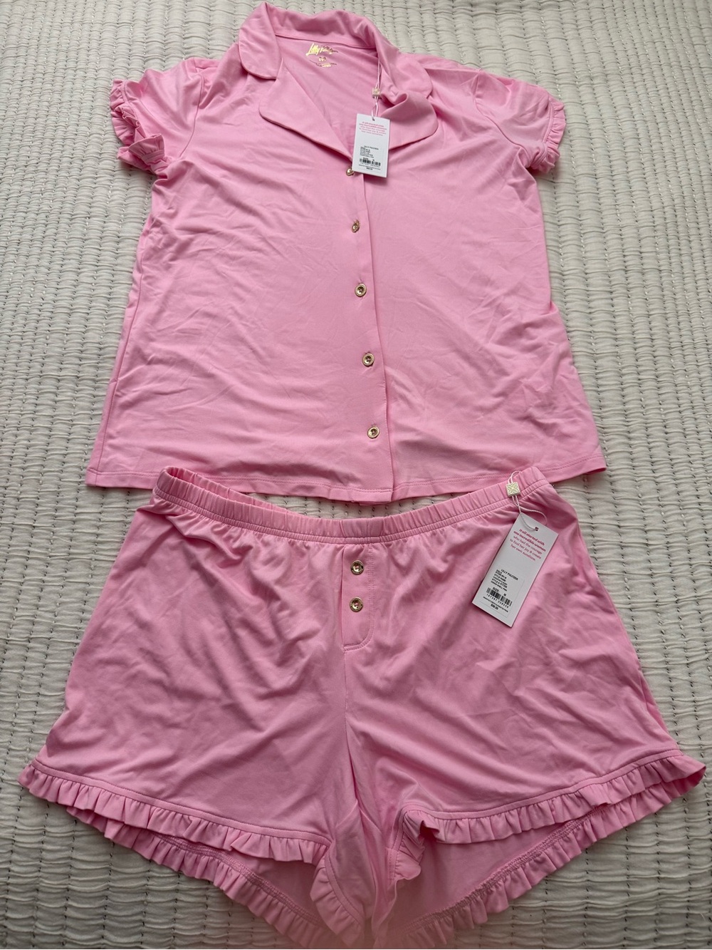 Lilly Pulitzer Augustina 4 inch Pajama short and Valaine Pajama top